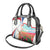 Netherlands Heritage Shoulder Handbag with Tulips Windmill and Coat of Arms
