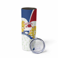 Netherlands Heritage Skinny Tumbler with Tulips Windmill and Coat of Arms