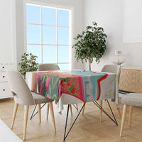 Netherlands Heritage Tablecloth with Tulips Windmill and Coat of Arms