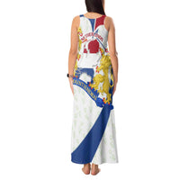 Netherlands Heritage Tank Maxi Dress with Tulips Windmill and Coat of Arms