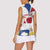 Netherlands Heritage Women Sleeveless Polo Shirt with Tulips Windmill and Coat of Arms