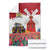 Netherlands Farm Landscape Blanket with Tractor and Tulips