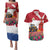 Netherlands Farm Landscape Couples Matching Puletasi and Hawaiian Shirt with Tractor and Tulips