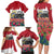 Netherlands Farm Landscape Family Matching Long Sleeve Bodycon Dress and Hawaiian Shirt with Tractor and Tulips
