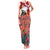 Netherlands Farm Landscape Family Matching Tank Maxi Dress and Hawaiian Shirt with Tractor and Tulips
