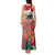 Netherlands Farm Landscape Tank Maxi Dress with Tractor and Tulips