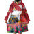 Netherlands Farm Landscape Wearable Blanket Hoodie with Tractor and Tulips