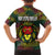 Togo Hawaiian Shirt with Red Lion Head Design and Traditional African Pattern