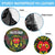 Togo Spare Tire Cover with Red Lion Head Design and Traditional African Pattern