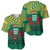 Togo Baseball Jersey with Red Twin Lions and Travail Liberté Patrie Slogan