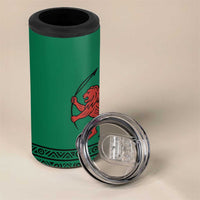 Togo 4 in 1 Can Cooler Tumbler with Red Twin Lions and Travail Liberté Patrie Slogan