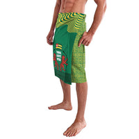 Togo Lavalava with Red Twin Lions and Travail Liberté Patrie Slogan