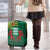 Togo Luggage Cover with Red Twin Lions and Travail Liberté Patrie Slogan