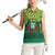 Togo Women Sleeveless Polo Shirt with Red Twin Lions and Travail Liberté Patrie Slogan