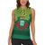 Togo Women Sleeveless Polo Shirt with Red Twin Lions and Travail Liberté Patrie Slogan