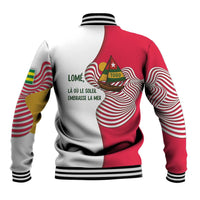 Lome Togo Baseball Jacket with Sailboat and Sunset – Where the Sun Kisses the Sea