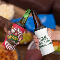 Lome Togo 4 in 1 Can Cooler Tumbler with Sailboat and Sunset – Where the Sun Kisses the Sea