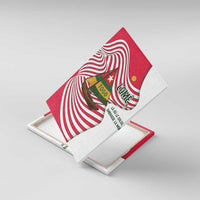 Lome Togo Canvas Wall Art with Sailboat and Sunset – Where the Sun Kisses the Sea