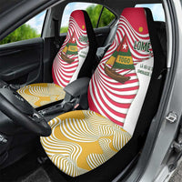 Lome Togo Car Seat Cover with Sailboat and Sunset – Where the Sun Kisses the Sea