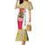 Lome Togo Family Matching Mermaid Dress and Hawaiian Shirt with Sailboat and Sunset – Where the Sun Kisses the Sea