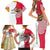 Lome Togo Family Matching Short Sleeve Bodycon Dress and Hawaiian Shirt with Sailboat and Sunset – Where the Sun Kisses the Sea