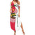 Lome Togo Family Matching Summer Maxi Dress and Hawaiian Shirt with Sailboat and Sunset – Where the Sun Kisses the Sea