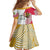 Lome Togo Family Matching Tank Maxi Dress and Hawaiian Shirt with Sailboat and Sunset – Where the Sun Kisses the Sea