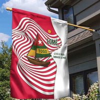 Lome Togo Garden Flag with Sailboat and Sunset – Where the Sun Kisses the Sea
