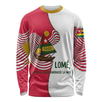 Lome Togo Long Sleeve Shirt with Sailboat and Sunset – Where the Sun Kisses the Sea