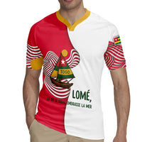 Lome Togo Rugby Jersey with Sailboat and Sunset – Where the Sun Kisses the Sea