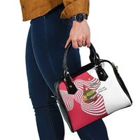 Lome Togo Shoulder Handbag with Sailboat and Sunset – Where the Sun Kisses the Sea