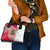 Lome Togo Shoulder Handbag with Sailboat and Sunset – Where the Sun Kisses the Sea