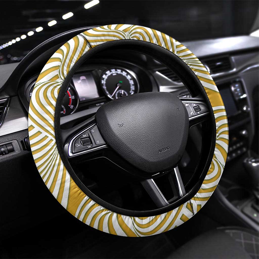 Lome Togo Steering Wheel Cover with Sailboat and Sunset – Where the Sun Kisses the Sea