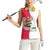 Lome Togo Women Sleeveless Polo Shirt with Sailboat and Sunset – Where the Sun Kisses the Sea