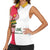 Lome Togo Women Sleeveless Polo Shirt with Sailboat and Sunset – Where the Sun Kisses the Sea