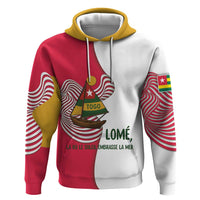 Lome Togo Zip Hoodie with Sailboat and Sunset – Where the Sun Kisses the Sea