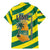 Lome Togo Sunset Family Matching Mermaid Dress and Hawaiian Shirt with Palm Trees and Ocean Embrace Design