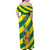 Lome Togo Sunset Family Matching Off Shoulder Maxi Dress and Hawaiian Shirt with Palm Trees and Ocean Embrace Design