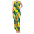 Lome Togo Sunset Family Matching Tank Maxi Dress and Hawaiian Shirt with Palm Trees and Ocean Embrace Design