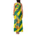 Lome Togo Sunset Family Matching Tank Maxi Dress and Hawaiian Shirt with Palm Trees and Ocean Embrace Design