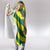 Lome Togo Sunset Hooded Blanket with Palm Trees and Ocean Embrace Design