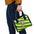Lome Togo Sunset Shoulder Handbag with Palm Trees and Ocean Embrace Design