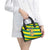 Lome Togo Sunset Shoulder Handbag with Palm Trees and Ocean Embrace Design