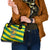 Lome Togo Sunset Shoulder Handbag with Palm Trees and Ocean Embrace Design