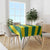 Lome Togo Sunset Tablecloth with Palm Trees and Ocean Embrace Design