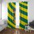 Lome Togo Sunset Window Curtain with Palm Trees and Ocean Embrace Design