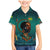 Togo Futuristic Afrocentric Woman Family Matching Mermaid Dress and Hawaiian Shirt with Flag and Stars Design
