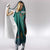 Togo Futuristic Afrocentric Woman Hooded Blanket with Flag and Stars Design