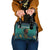 Togo Futuristic Afrocentric Woman Shoulder Handbag with Flag and Stars Design
