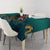 Togo Futuristic Afrocentric Woman Tablecloth with Flag and Stars Design